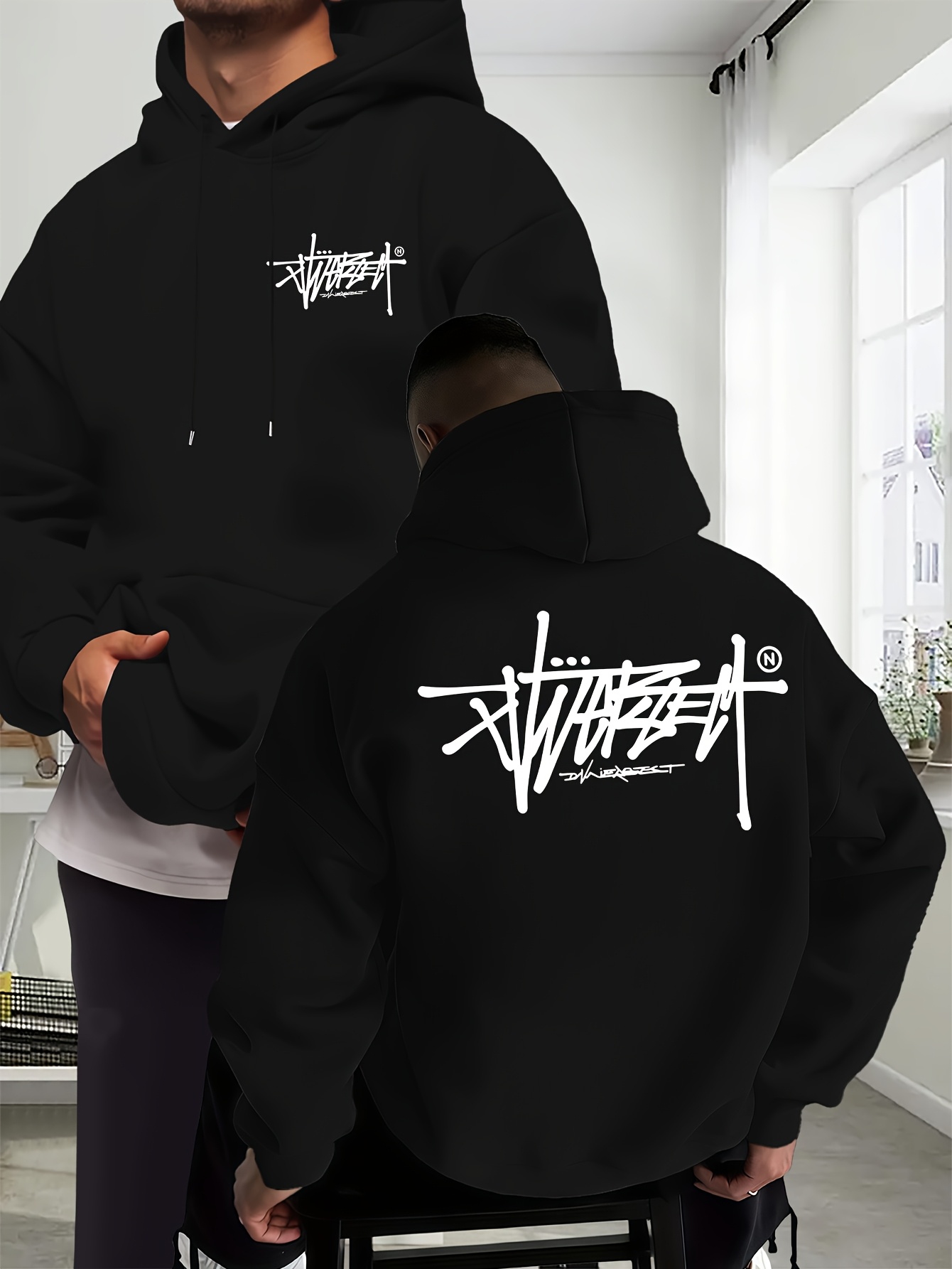 Streetwear Outfit Brand - Nowa luksusowa marka 2026, graficzna bluza