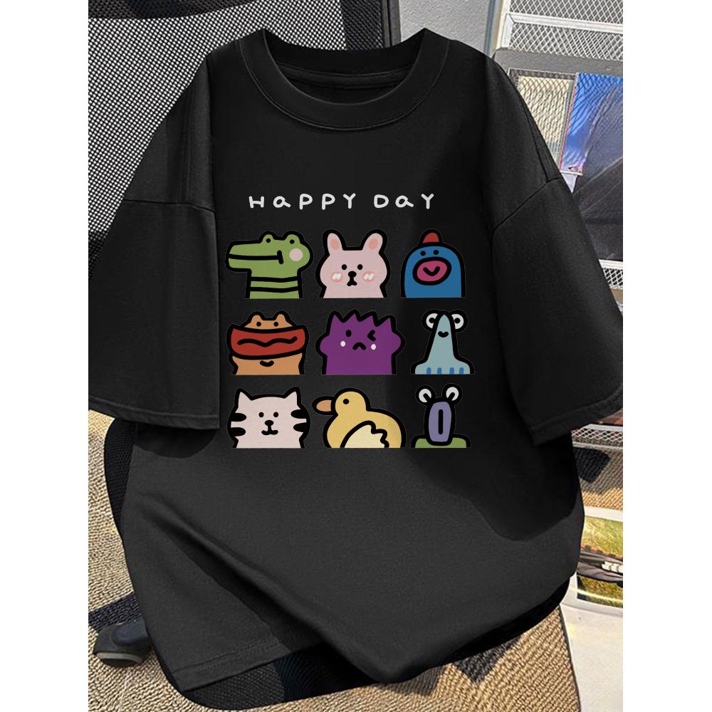 Streetwear Brand Graphic Designer - Bawełniana koszulka T-shirt z zabawnym nadrukiem,