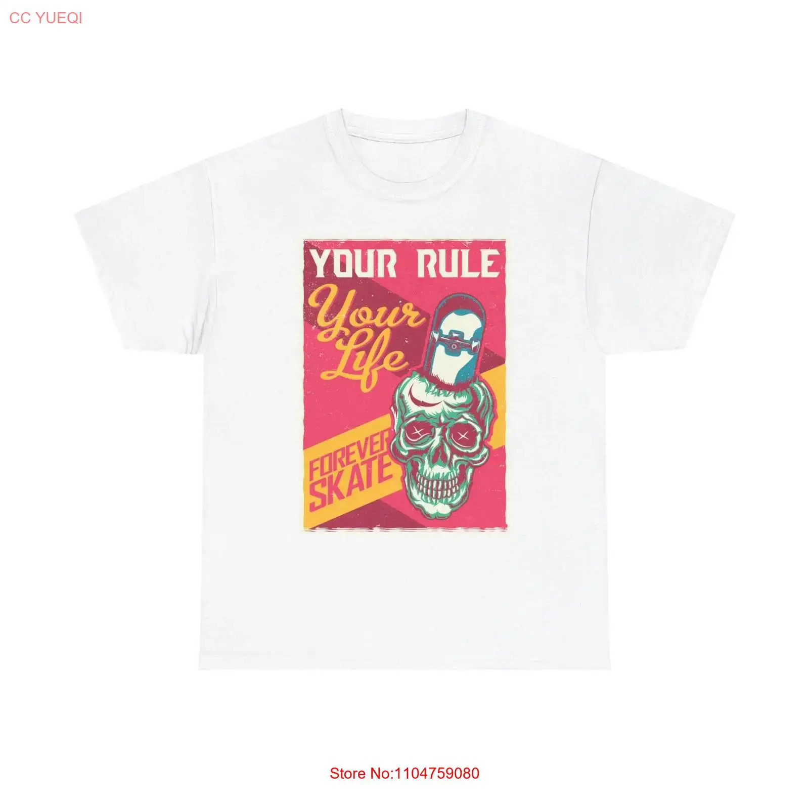 Streetwear Brand Graphic Designer - Koszulka Forever Skate, nowa, bawełniana, vintage,