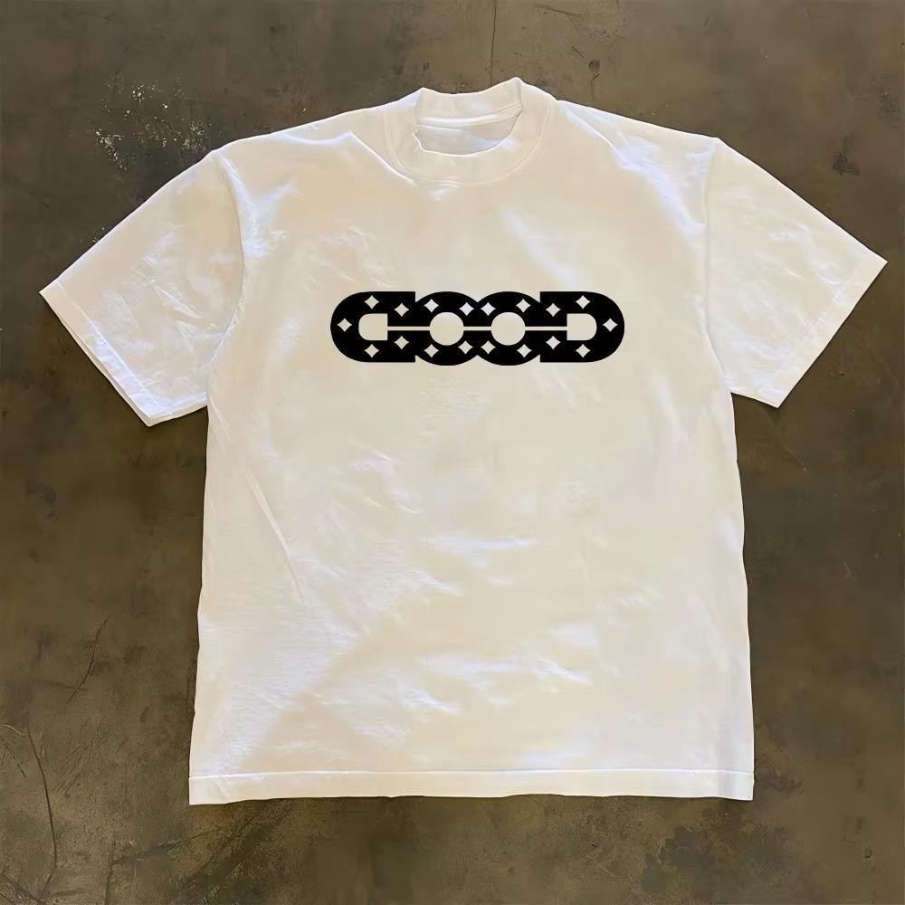 Streetwear Brand With A Logo - Dobre logo Biała koszulka Y2K Street