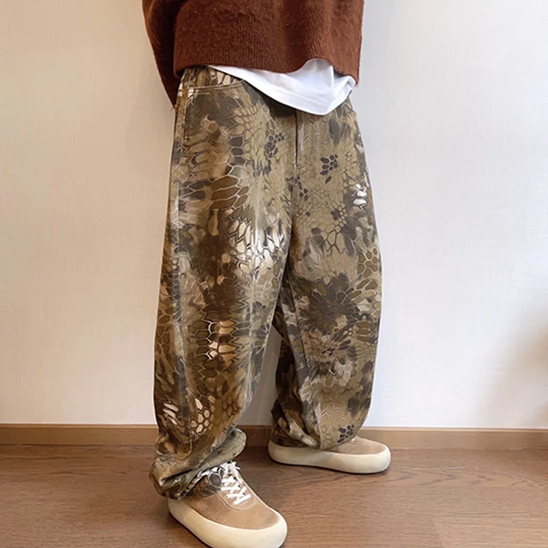 Nowe męskie eleganckie dżinsy  – Streetwear Brand Graphic Designer recenzja i cena