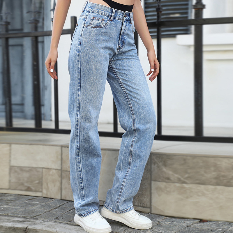 Damskie jeansy imitujące dwucz – Streetwear Outfit Brand recenzja i cena