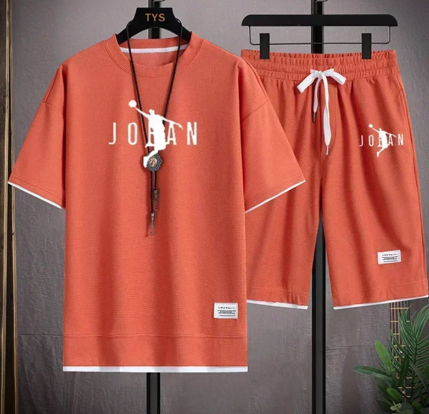 Męski letni zestaw 2-częściowy – Streetwear Outfit Brand recenzja i cena