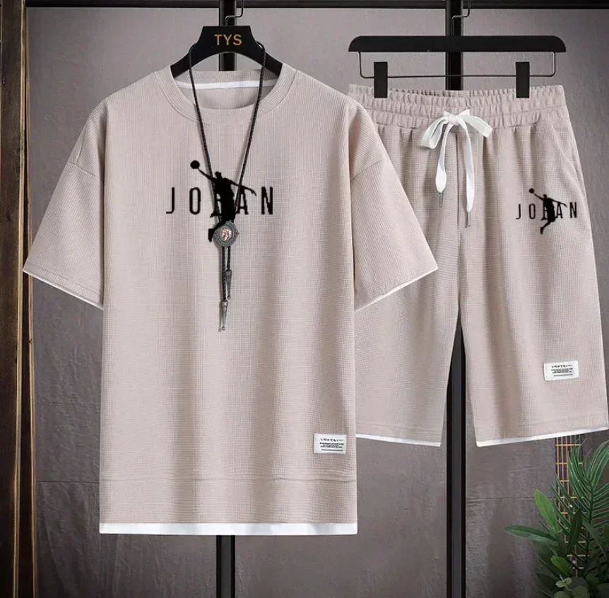 Męski letni zestaw 2-częściowy – Streetwear Outfit Brand recenzja i cena
